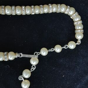 Elegant costume jewelry choker necklace